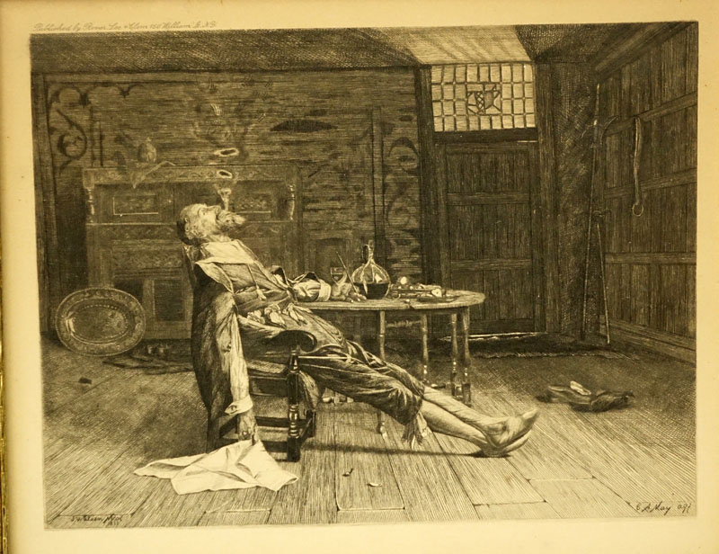 Pair of Antique Engravings After John Watson Nicol.