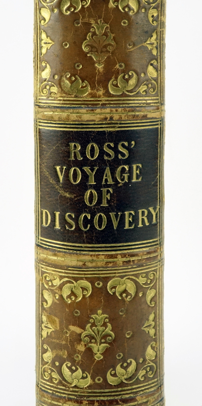 John Ross (1777-1856) "A Voyage of Discovery" Leather Bound Book. 