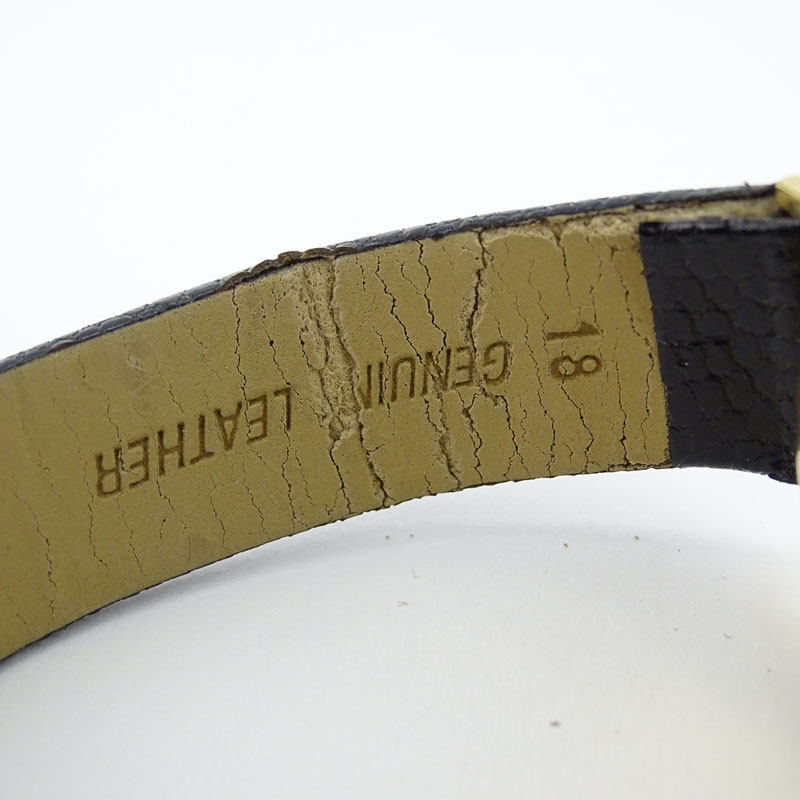 Vintage Tiffany & Co Men's Watch with Automatic Movement, Lizard Strap. 
