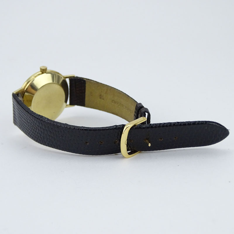 Vintage Tiffany & Co Men's Watch with Automatic Movement, Lizard Strap. 