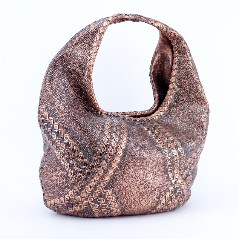 Botega Veneta Metallic Cervo Deerskin Large Hobo.