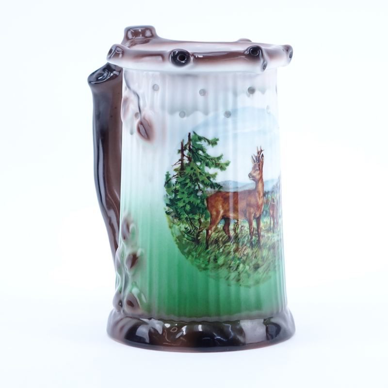 Gerold Porzellan Bavaria Puzzle Mug/Stein with Erotic Lithopane.