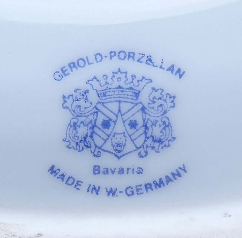 Gerold Porzellan Bavaria Puzzle Mug/Stein with Erotic Lithopane.