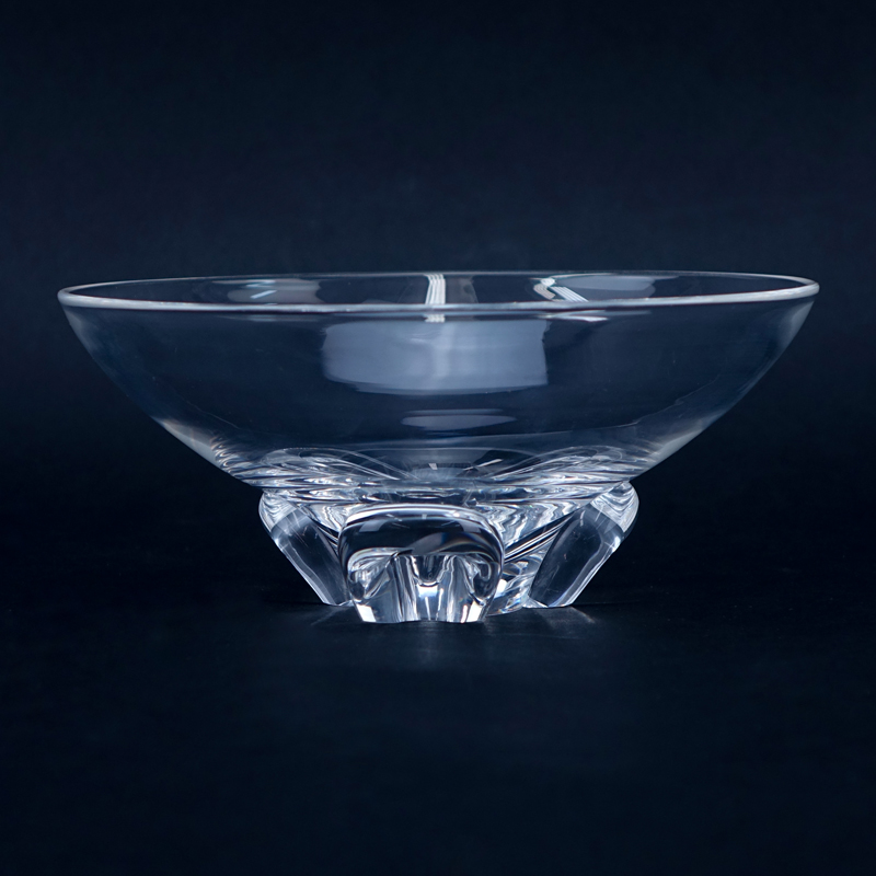 Steuben Crystal Bowl. Signed. Good condition.