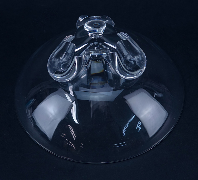 Steuben Crystal Bowl. Signed. Good condition.