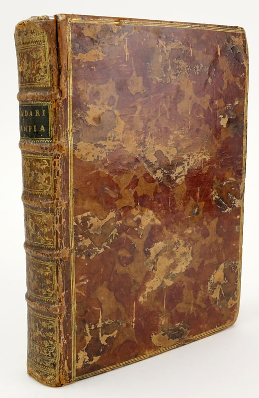 17th Century Book - "Olympia. Pythia. Nemea. Isthmia." - Pindar. IN-8. Published 1620 -  Pierre Pie De Dieu . 