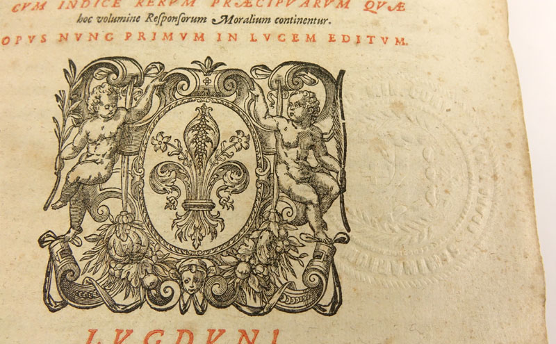 17th Century Book - "Perusini" - Paolo Comitoli. IN-8. Published 1609 - Horace Cardon. 