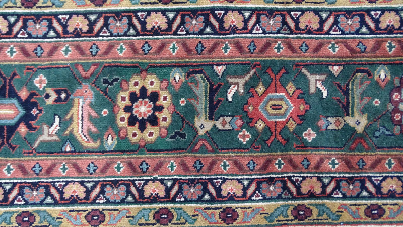 Palace Size Semi Antique Turkish Wool Rug.