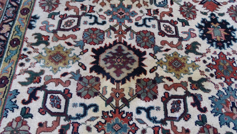 Palace Size Semi Antique Turkish Wool Rug.