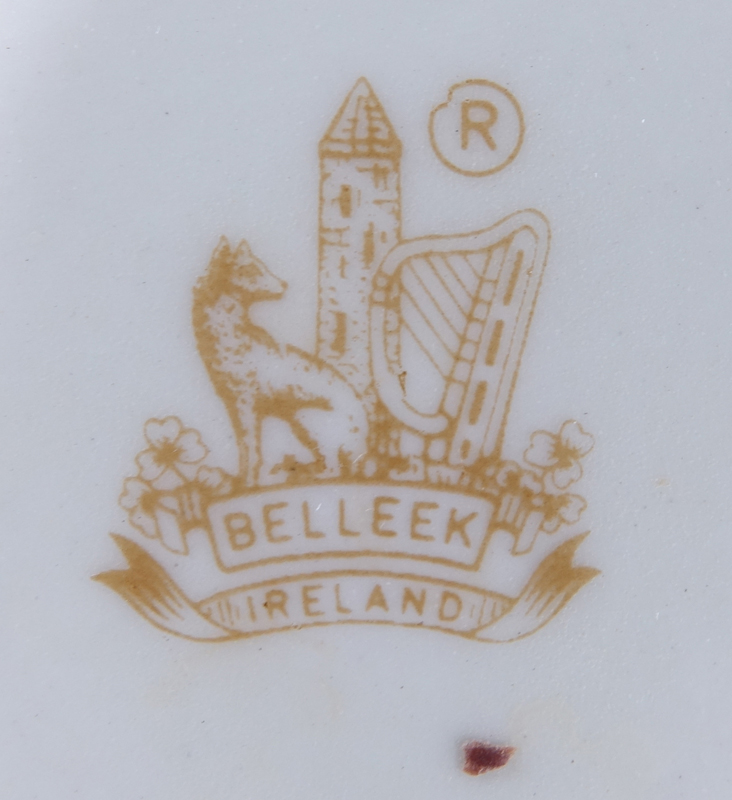 Collection of Eleven (11) Belleek Porcelain Tableware.