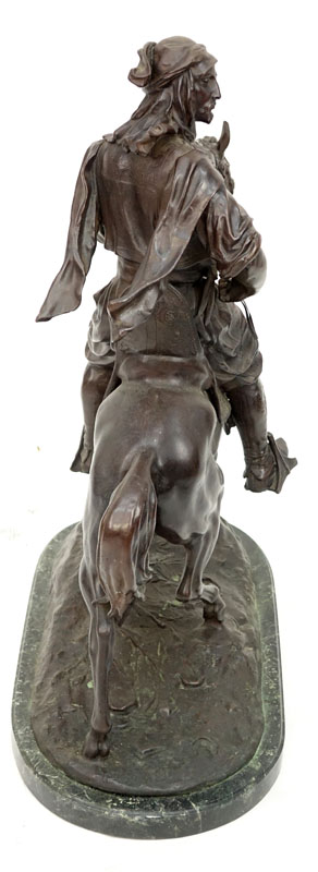 After: Antoine-Louis Barye (French, 1795-1875) Arab On Horseback.