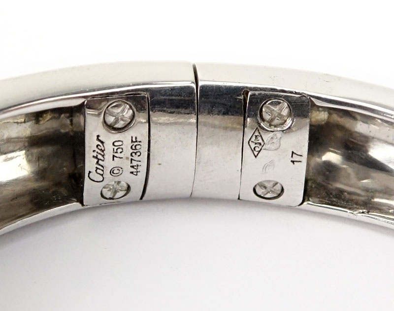 Panthère de Cartièr 18 Karat White Gold Bracelet.