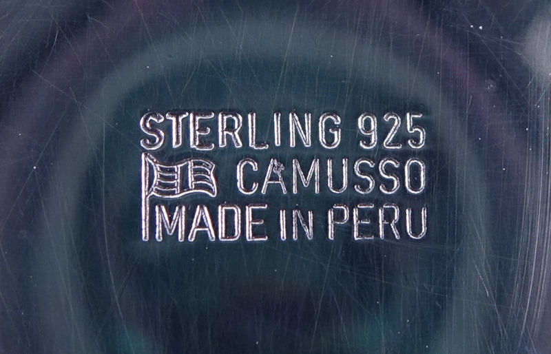 Seven (7) Pc Camusso Sterling Silver Tea Set.