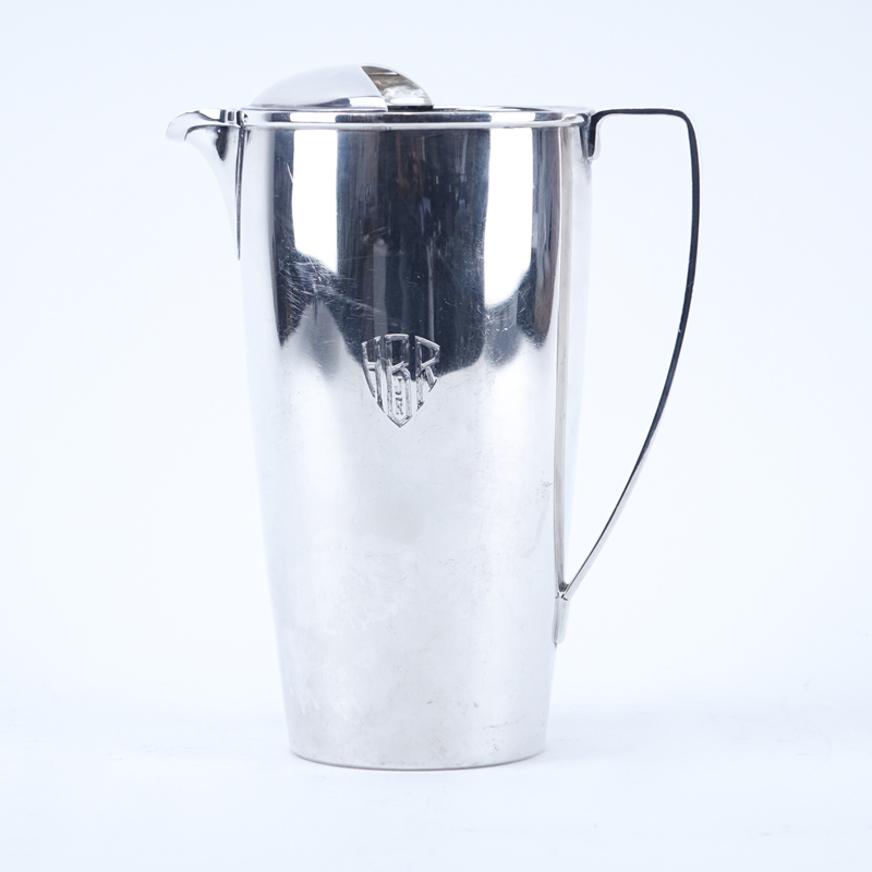 Tiffany and CoSterling Silver Pitcher. Stamped Tiffany & Co. Makers, 23058. Monogrammed.