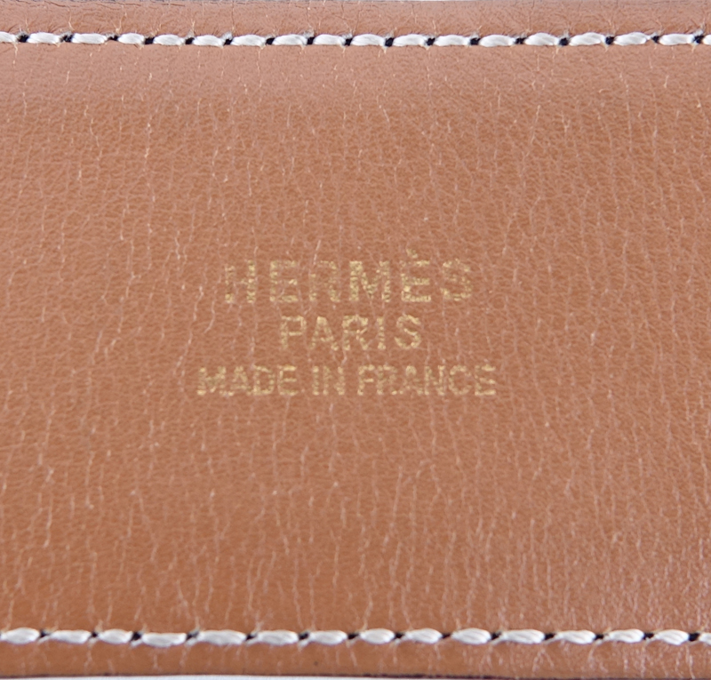 Hermes Black Leather Collier de Chien CDC Medor Black Leather Belt.