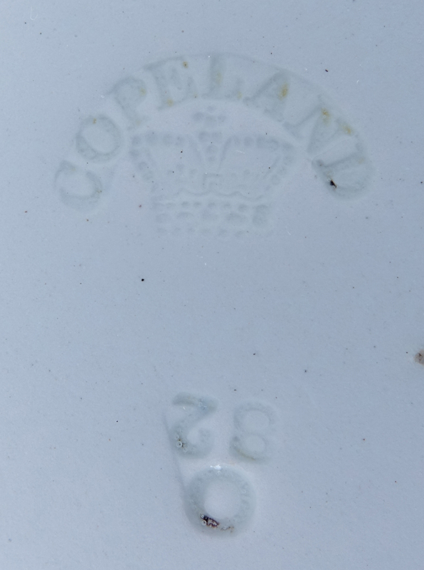 Large Copeland Blue and White Porcelain Tray.