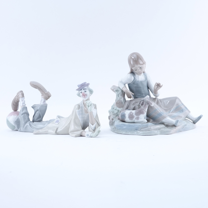 Two (2) Lladro Porcelain Figures.