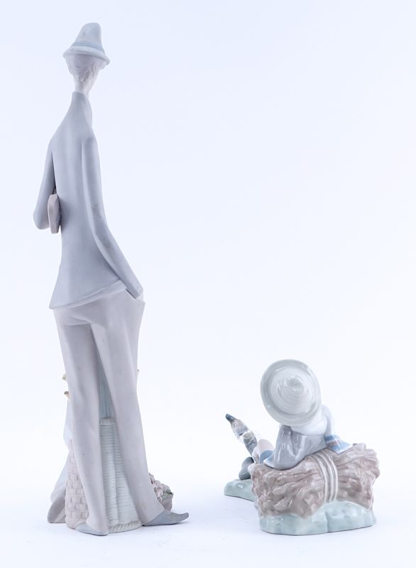 Two (2) Lladro Porcelain Figures.