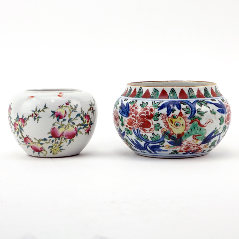 Grouping of Two (2) Chinese Porcelain Tableware.