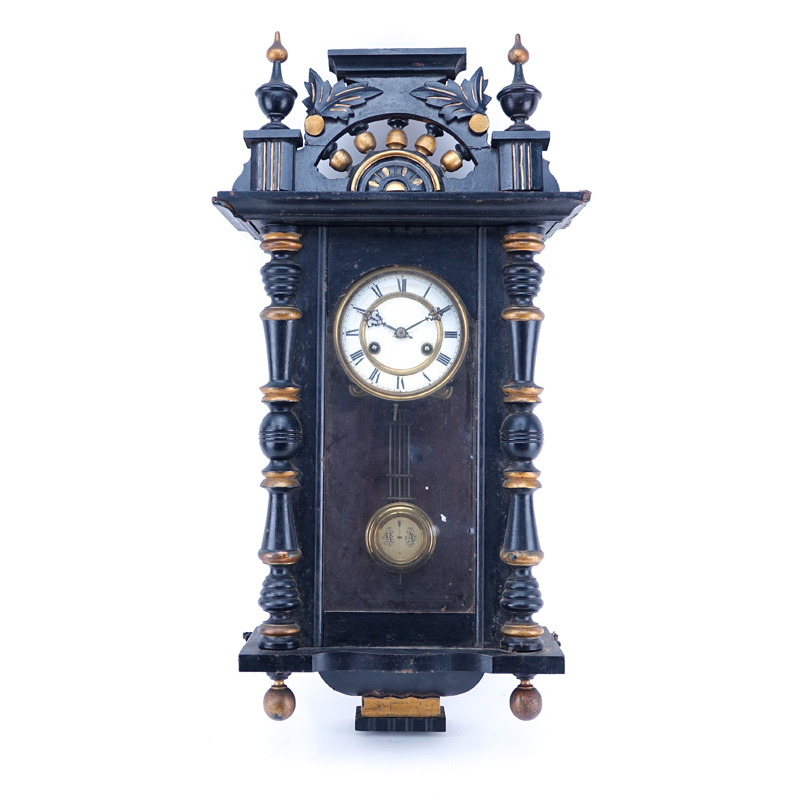 Antique Hitchcock Style Clock.