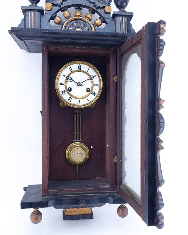 Antique Hitchcock Style Clock.