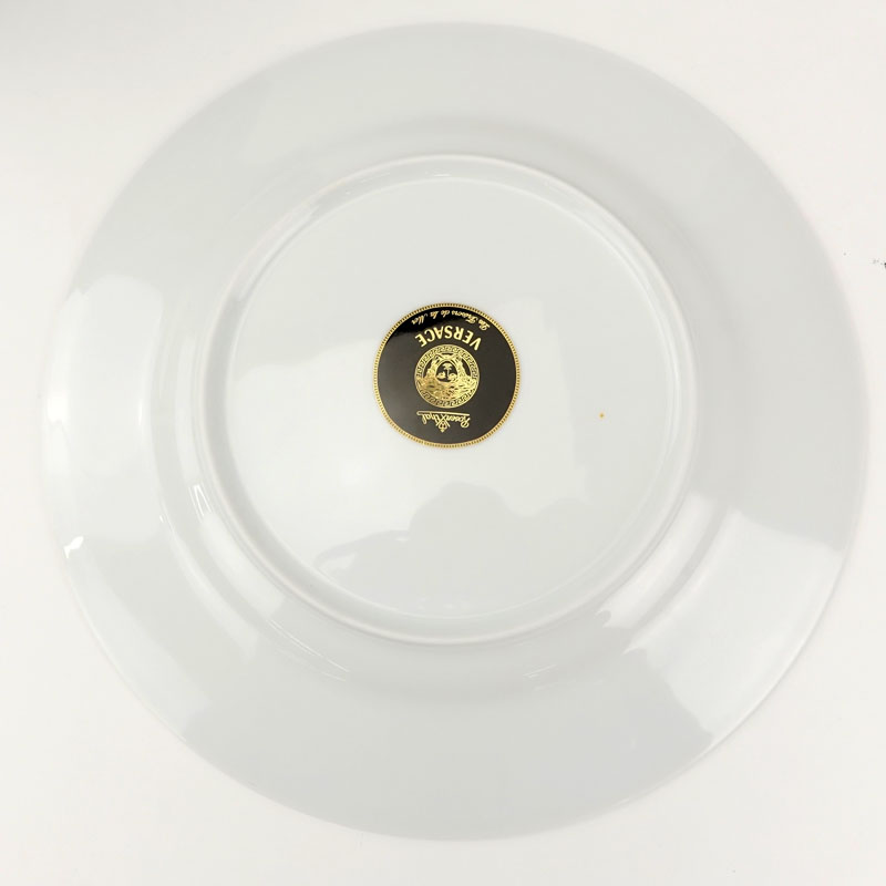 Twelve (12) Rosenthal Versace Les Trésors de la Mer Dinner Plates.