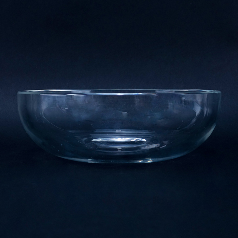 Large Baccarat Crystal Centerpiece Bowl