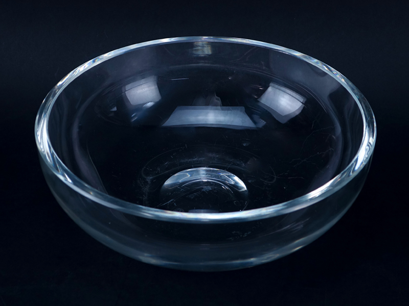 Large Baccarat Crystal Centerpiece Bowl