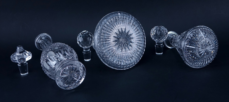 Collection of Three (3) Waterford Crystal Decanters