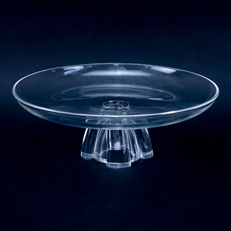 Steuben Crystal Pedestal Stand/Cake Stand