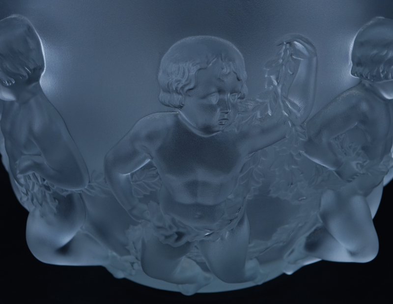 Lalique Crystal Luxembourg Bowl