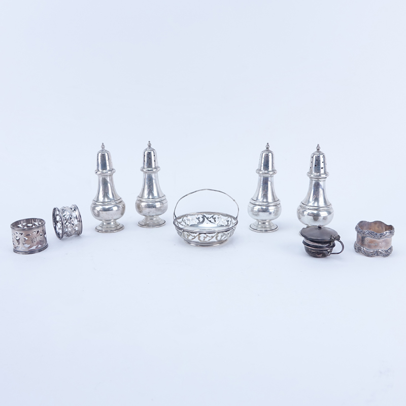 Collection of Miscellaneous Sterling Silver Table Top Items