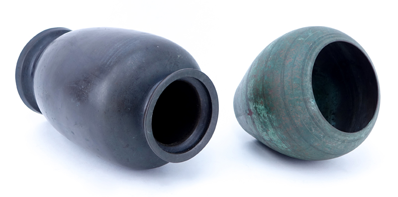 Two Bronze Vases