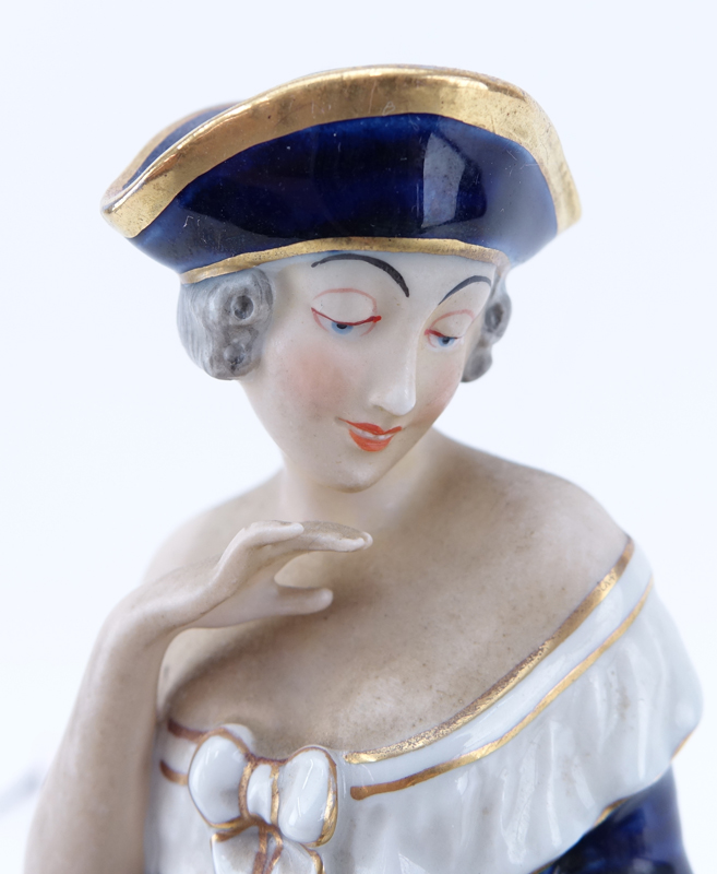 Royal Dux Bohemia Glazed Porcelain Figural Group