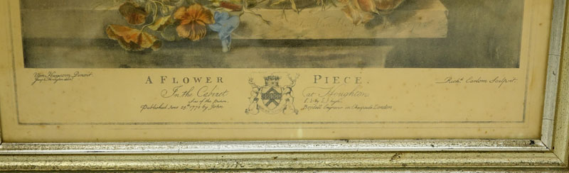 After: Jan Van Huysum, Dutch (1682-1749) Framed Prints: "A Fruit Piece" and "A Flower Piece"