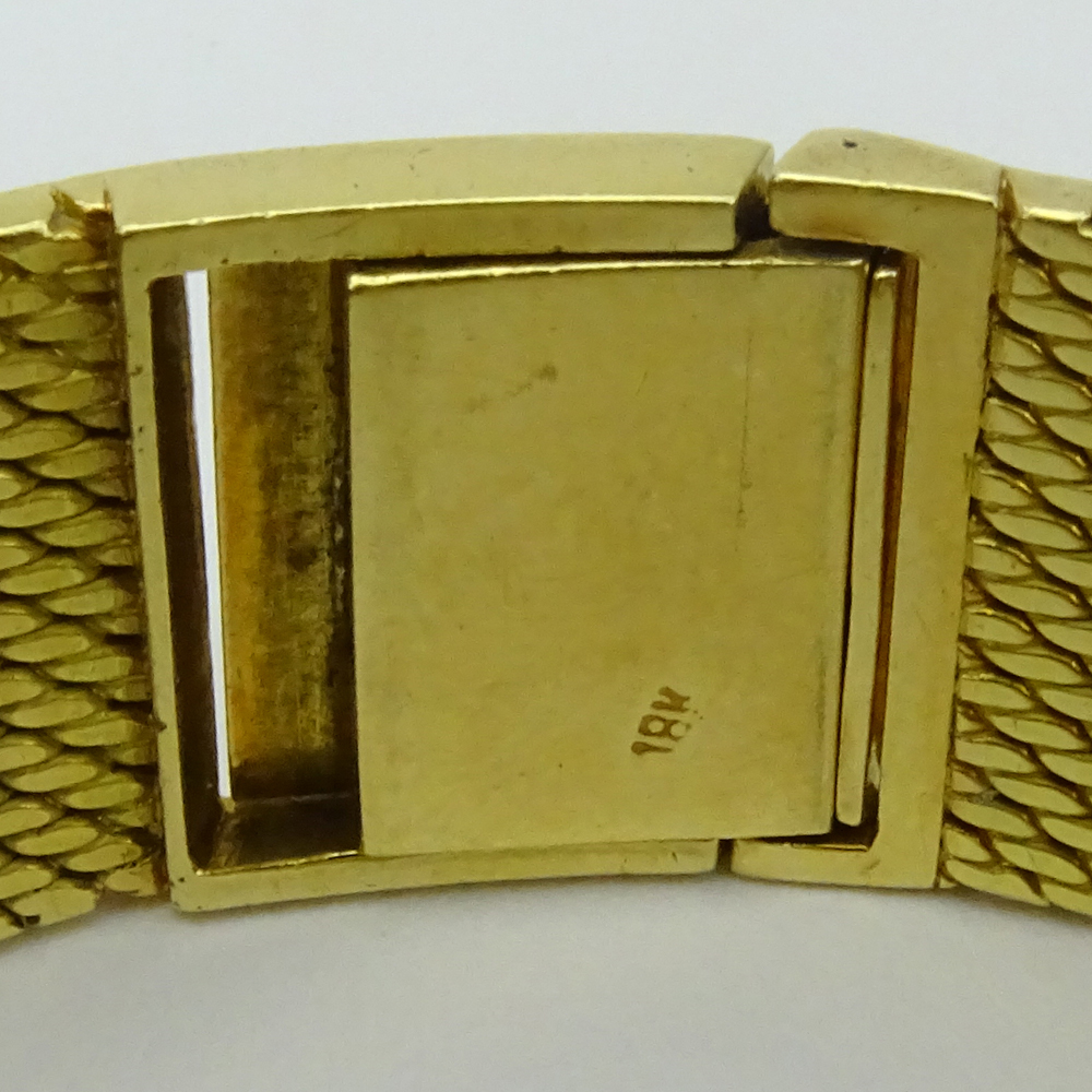 Man's Vintage Vacheron Constantin Geneve 18 Karat Yellow Gold Bracelet Watch with Manual Movement