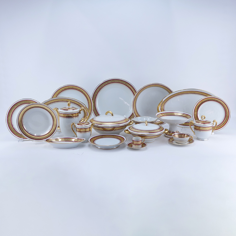 One Hundred Eighteen (118) Piece Limoges A