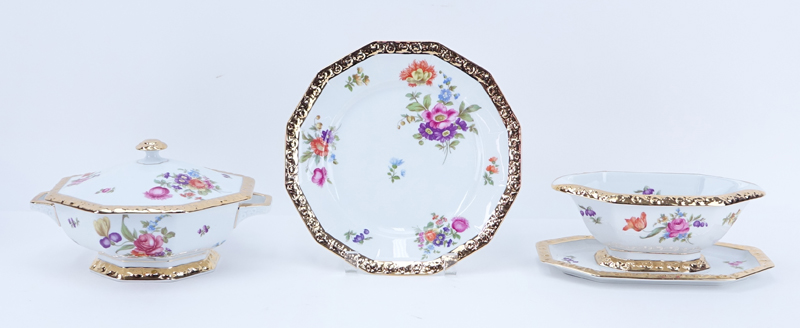 Ninety One (91) Piece Rosenthal Selb Germany Maria V Porcelain Dinner Service