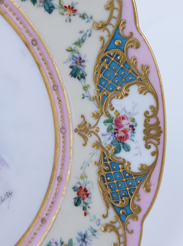 19/20th Century Sevres Portrait Plate