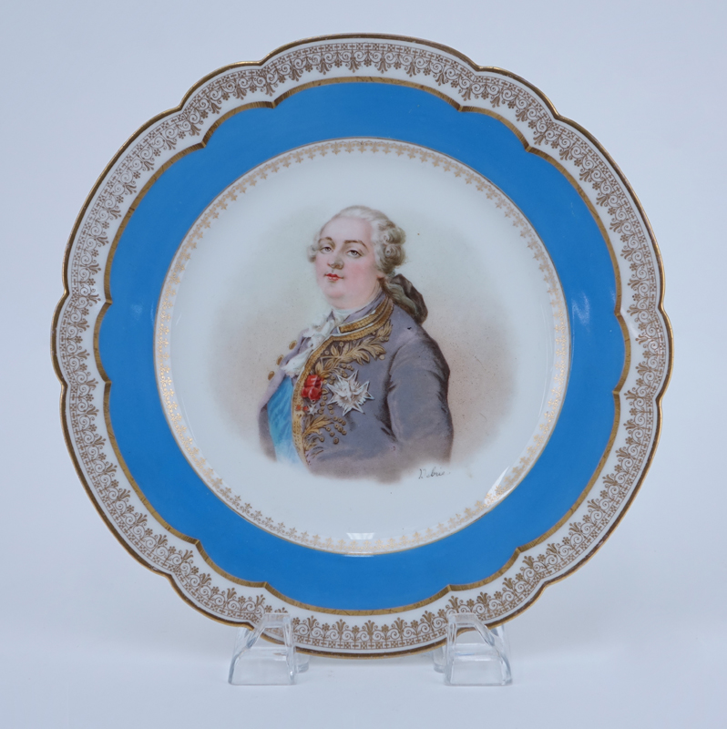 19/20th Century Sevres Portrait Plate