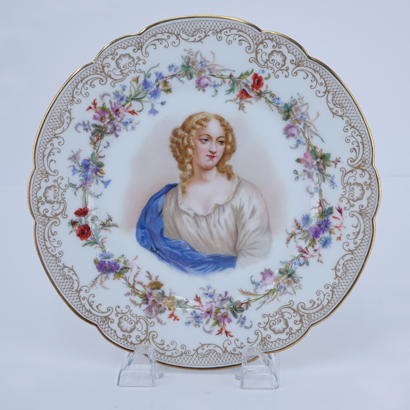 19/20th Century Sevres Portrait Plate