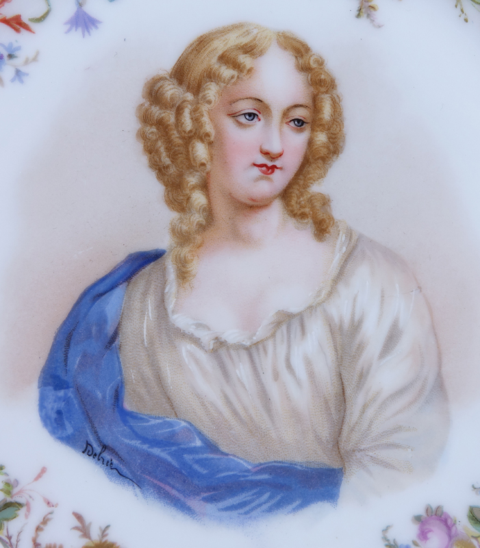 19/20th Century Sevres Portrait Plate