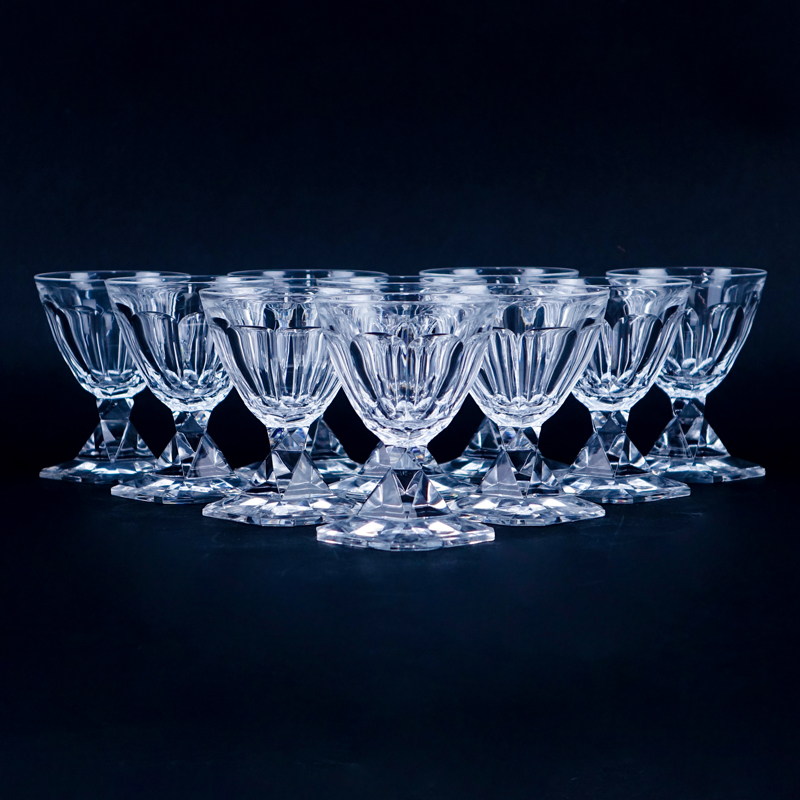 Ten (10) Baccarat Latour Maubourg Crystal Stems