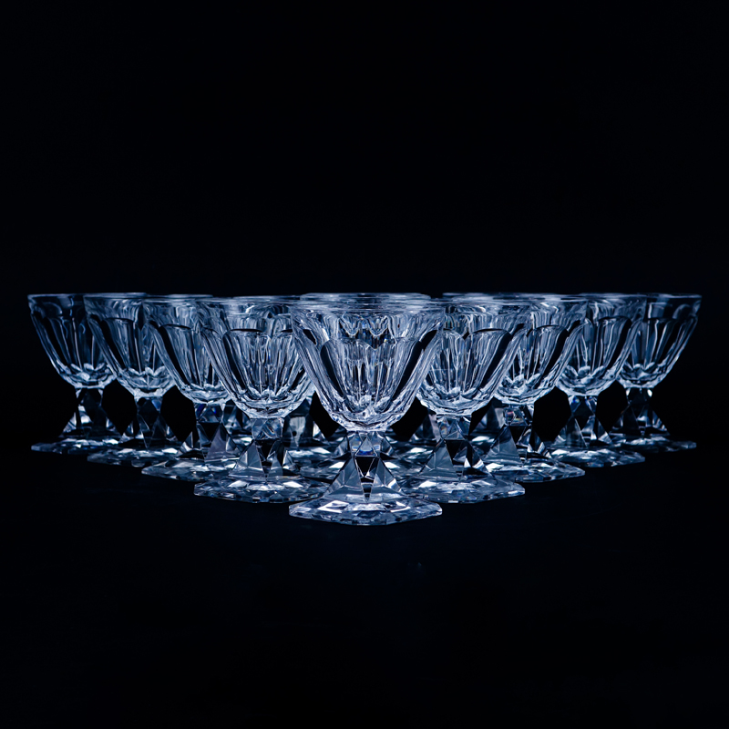 Sixteen (16) Baccarat Latour Maubourg Crystal Stems