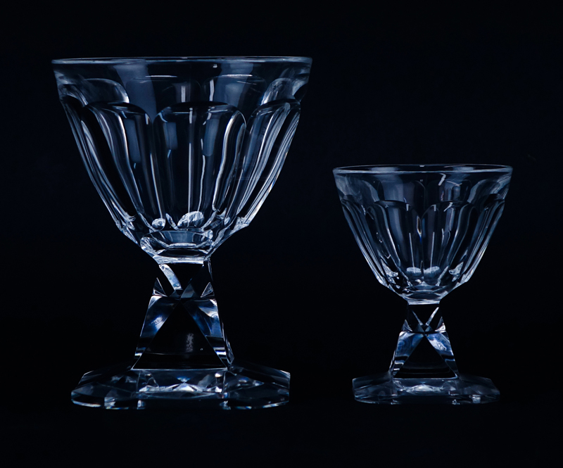 Eleven (11) Baccarat Latour Maubourg Crystal Stems