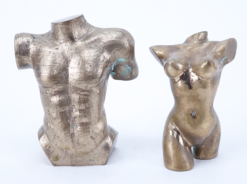 Diane Risa Sher, American (20th C) Three bronze sculpture