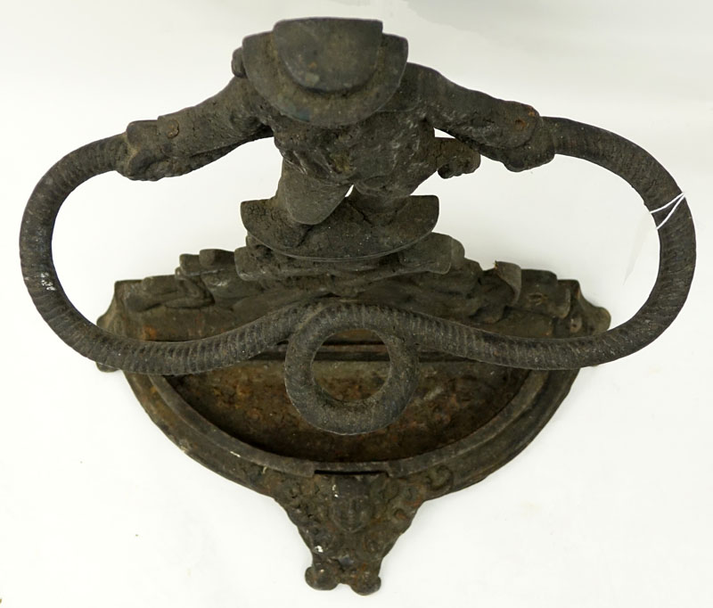 Late 19th Century Cast Iron Umbrella Stand in the Form of Jack Tar