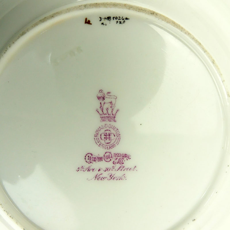 Eight (8) Royal Doulton For Gilman Collamore & Co