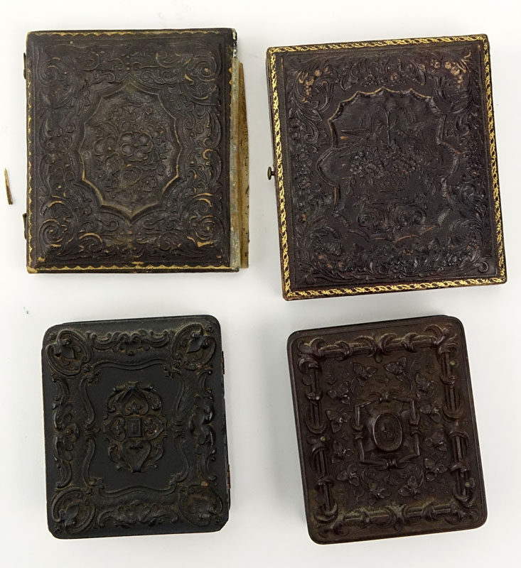 Lot of Four (4) 19th Century Cased Daguerreotypes