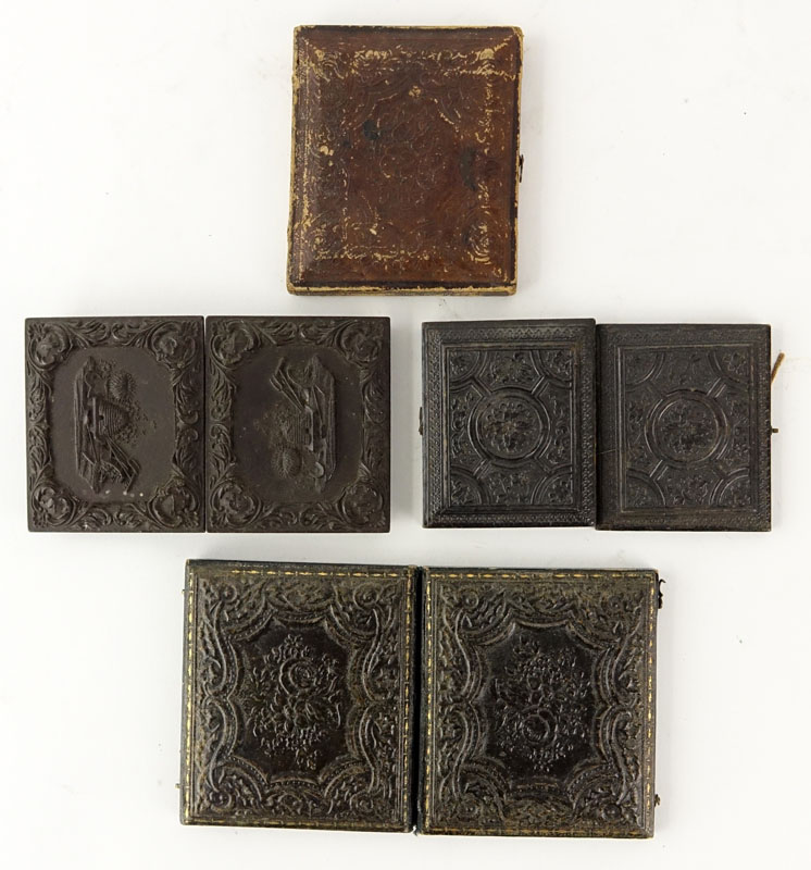 Lot of Four (4) 19th Century Cased Daguerreotypes